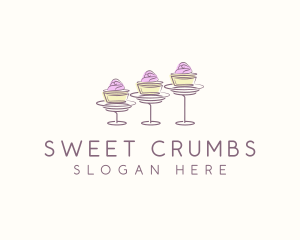 Baking Sweet Cupcake   logo