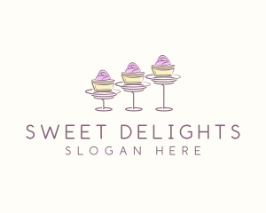 Baking Sweet Cupcake   logo