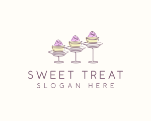 Baking Sweet Cupcake   logo