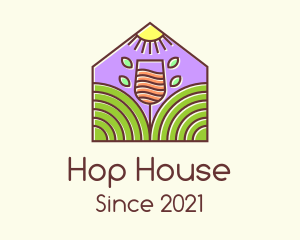 Wine House Farm logo design