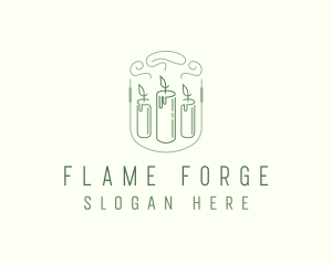 Scented Candle Wax logo design