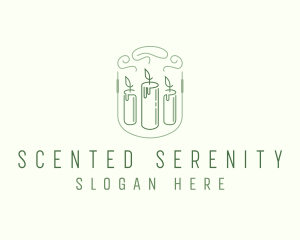 Scented Candle Wax logo design