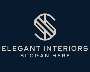 Interior Letter S logo