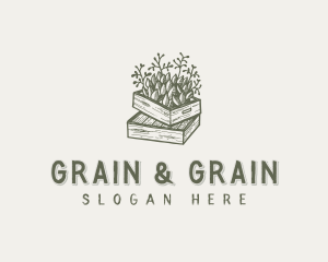 Plant Wooden Crate logo