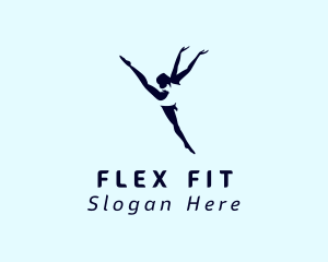 Flexible Female Gymnast  logo
