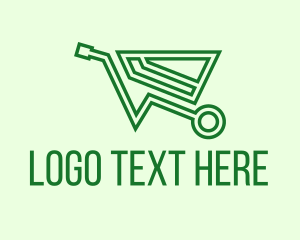 Green Eco Wheelbarrow logo