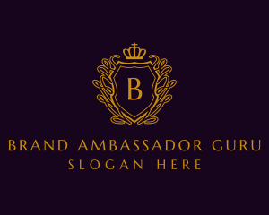 Royal Luxury Shield Ornate logo design