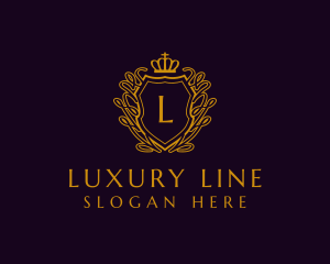 Royal Luxury Shield Ornate logo design