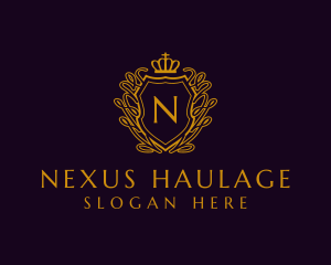 Royal Luxury Shield Ornate logo design