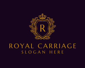 Royal Luxury Shield Ornate logo design