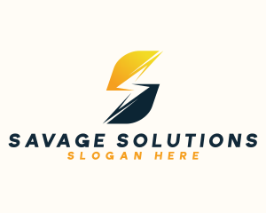 Charge Voltage Electricity logo design