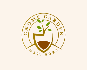 Gardening Shovel Plant logo design