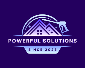 Power Washer Sanitation logo design