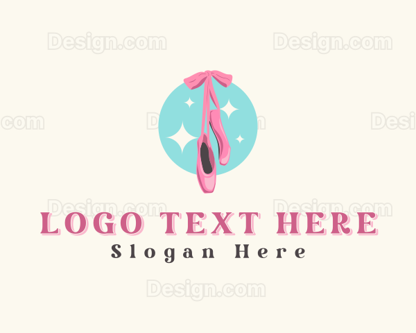 Ballerina Ballet Shoes Logo