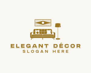 Sofa Furniture Decor logo design