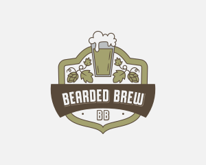 Beer Pub Pint logo design