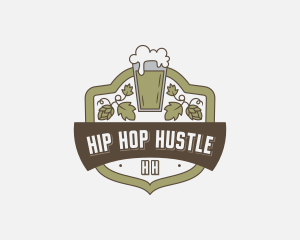 Beer Pub Pint logo design