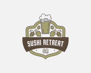 Beer Pub Pint logo design