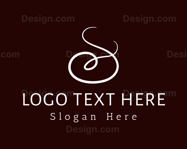 White Elegant Hotel Logo