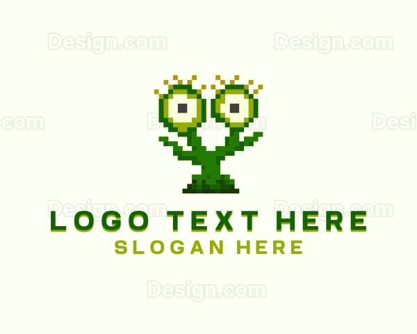 Digital Pixel Monster Logo