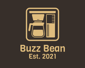 Coffee Brewer Machine logo design