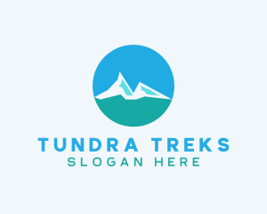 Mountain Hiking Travel logo design