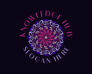 Organic Floral Mandala logo