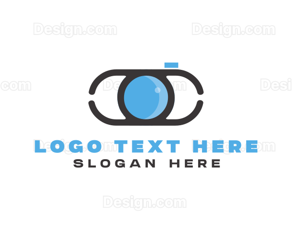 Optical Lens Eye Logo