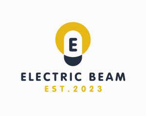 Lightbulb Electric Power logo design