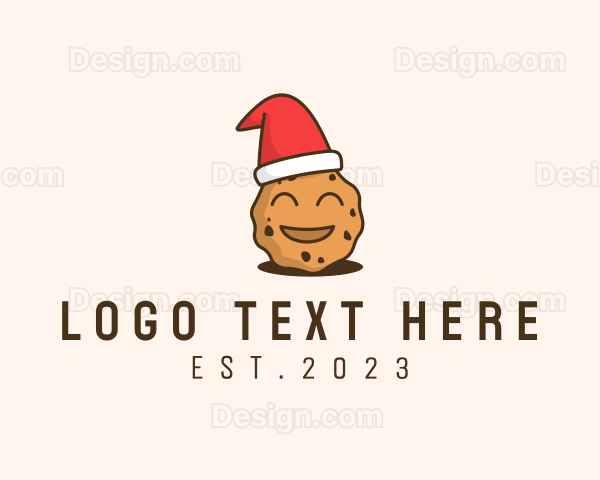 Happy Christmas Cookie Logo