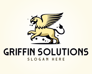 Griffin Mythical Creature logo design