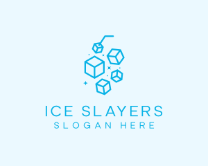 Ice Drink logo design