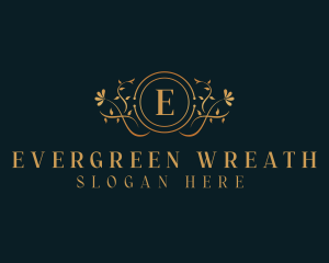 Flower Wreath Beauty logo design