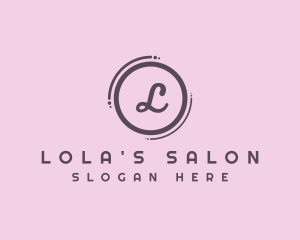 Beauty Salon Lettermark logo design