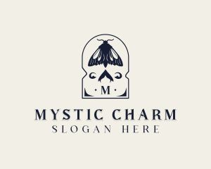 Mystic Insect Moth logo design