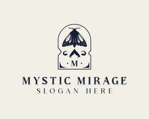 Mystic Insect Moth logo design