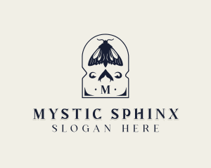 Mystic Insect Moth logo design