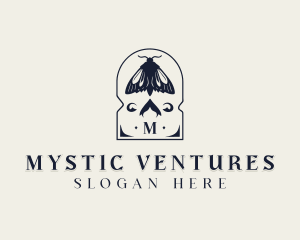 Mystic Insect Moth logo design