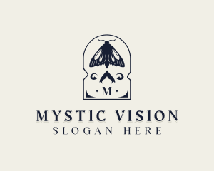 Mystic Insect Moth logo design