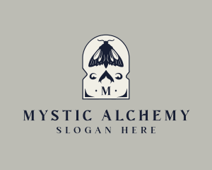 Mystic Insect Moth logo design