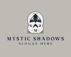 Mystic Insect Moth logo design