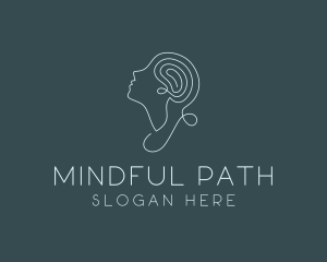 Mental Psychology  Therapy logo design