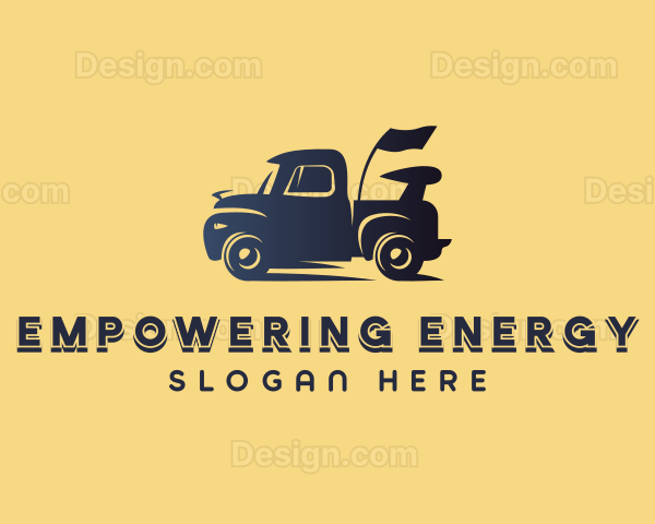 Vehicle Pickup Truck Logo