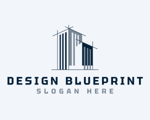 Architecture Building Blueprint logo