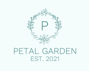 Natural Beauty Wreath logo design