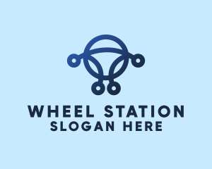 Abstract Steering Wheel  logo