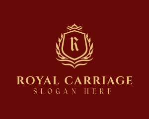 Royal Deluxe Shield logo design