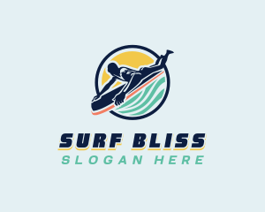 Athletic Surfer Bodyboarding logo