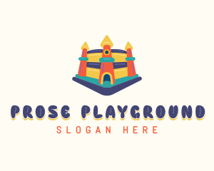 Inflatable Playground Castle  logo design