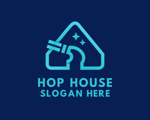 House Cleaning Spray logo design